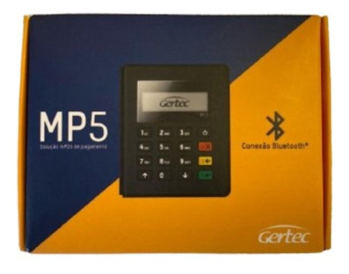 Terminal Pin Pad Gertec* Mp5 Novo Bluetooth Sem Nfc Varejo