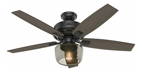 Hunter Bennett Ventilador Techo Para Luz Led Cr 52 Negro