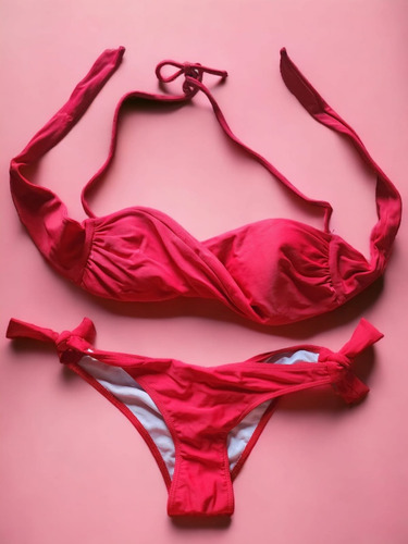 Top Conjunto 2 Piezas Rojo Bikini 