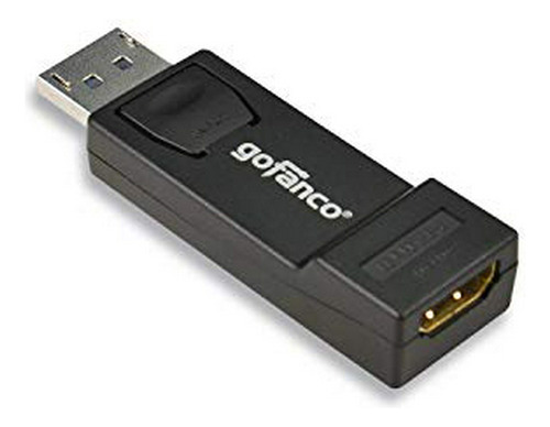 Gofanco Displayport A Hdmi Adaptador Convertidor Dongle 1080