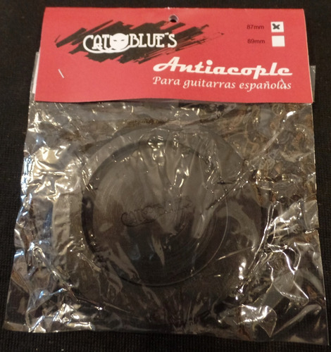 Imagen 4 de 4 de Tapa Boca Antiacople Para Guitarra Clásica Cat Blues 87mm