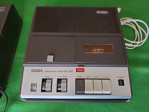 Grabador Reproductor Cassette Saba 320 G - Vintage - Germany (Usado)