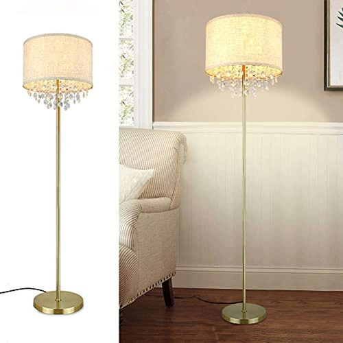 Lampara De Pie Led Dllt Para Sala De Estar, Elegante Lampa