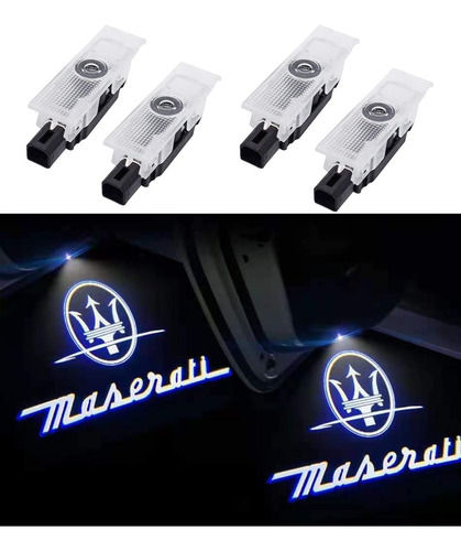 Car Door Logo Projector Lights Reemplazo Para Maserati Levan