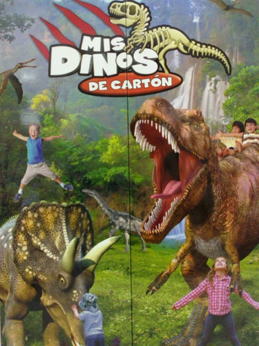 Mis Dinos De Cartón Libro De Dinosaurios 6 Tomos + Dvd