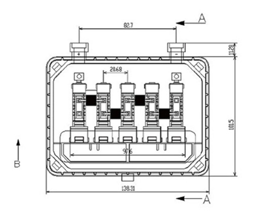 Imagen 5 de 6 de Caja De Conexiones Solar 190w-250w Una