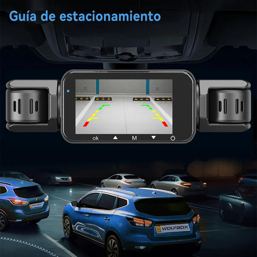 1080p Cámara Universal Para Automóvil Dash Cam 4 Cámara+64gb