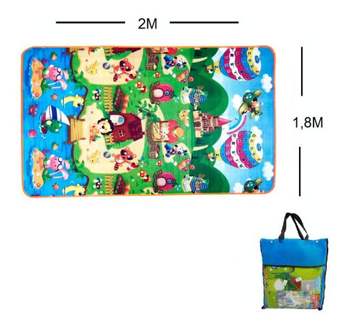 Tapetes Tatame Atividades Infantil Bebê Gigante 1,80 X 2,00