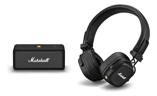 Marshall Major Iv Auricular Bluetooth Oreja Negro Altavoz