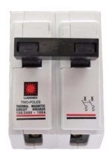 Breaker 2x60 Amp Original Luminex / Legrand Colombia Empotra