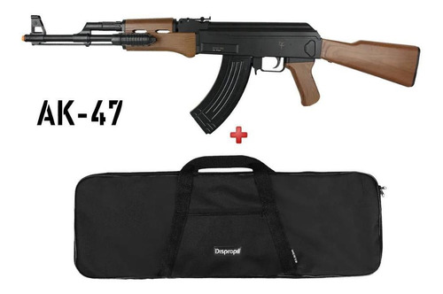 Rifle Airsoft Spring Saigo Defense Ak-47 + Capa Simples