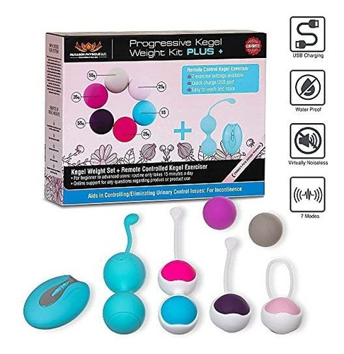 Imagen 7 de 7 de Báscula Corporal Ben Wa Progressive Kegel Balls Kit Plus +:
