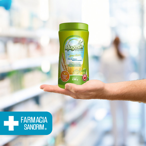 Mugasin Psyllium Plantago Sabor Lima-limón Sin Azucar 230 G