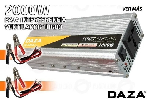 Imagen 3 de 6 de Inversor Convertidor Transformador 12v A 220v 2000w