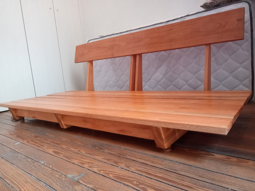 Sillón Estilo Japones En Madera Eucalipto Marrón Claro