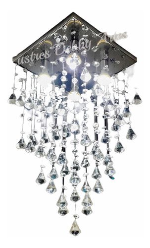 Lustre Plafon Pendente De Cristal Legítimo Pião