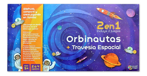 Orbinautas /travesía Espacial - Juego Didactico 5+  2 En 1