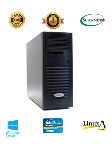 Servidor Workstation Supermicro Intel Quad Xeon Hd Sas Ssd