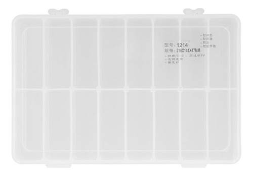 Organizador De Joyas, 16 Compartimentos, Transparente, 16 Re