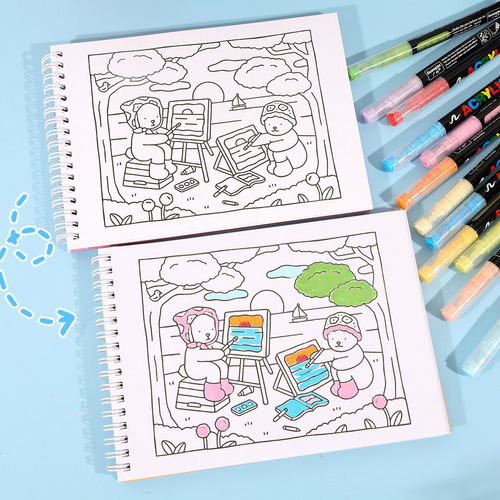 2 Pzas Libro Bobbie 48 Pgs Graffiti Para Colorear
