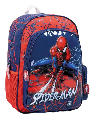 Mochila Espalda 16 Pulgadas Spiderman Web Wabro 38202