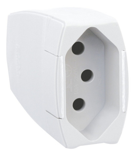 Plug Femea 2p+t Pb Axial 20a 250v Branco 615837 Pial