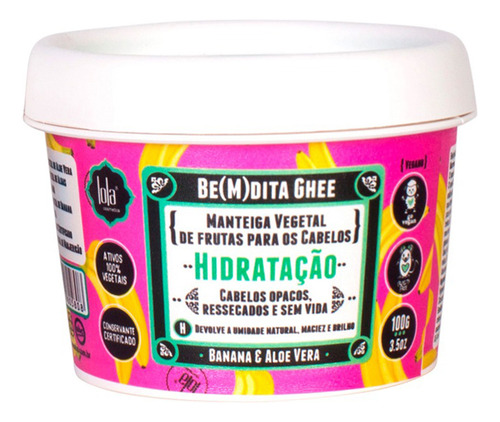 Lola Bemdita Ghee Shampoo Hidratante 250ml + Mascara 100gr