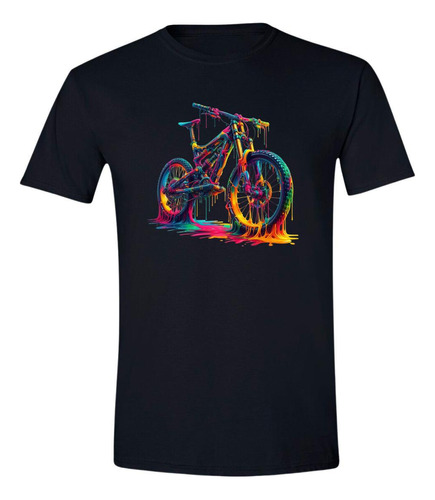 Playera Hombre Bicicleta Psicodélico 000020n