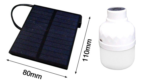 Lámpara Colgante De Mochilero Para Acampar Con Panel Solar