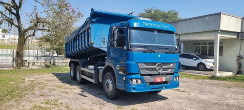 Imagem 3 de 15 de Mb Atego 2430 Ano 2015 Basculante Com Apenas 11.177 Km Rodad