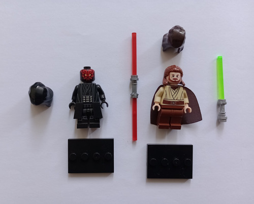Qui Gone Jinn Darth Maul Figura Star Wars Amenaza Fantasma