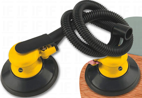 Lixadeira Orbital Pneumatica Profissional C/ Coletor Cor Amarelo Frequência n/a 220V