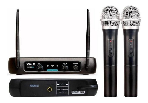 Microfone Sem Fio Duplo Vokal Vws-20