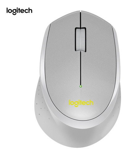 Mouse inalámbrico Logitech  Silent Plus M330 gris y amarillo