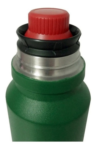 Imagen 6 de 9 de Termo Coleman 700ml Acero Inoxidable 24hs Matero Pico Verde