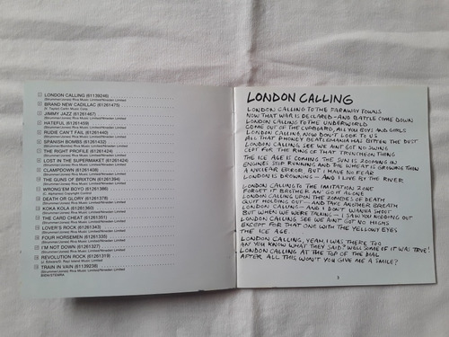 The Clash - London Calling (Usado)