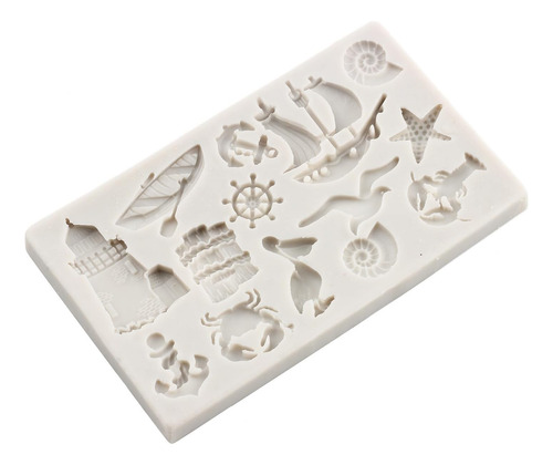 Moldes De Silicona Para Timón De Anclaje De Vela, Gaviota, P