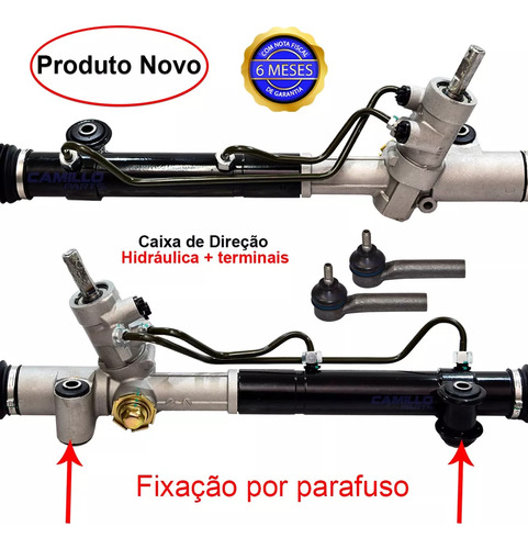 Caixa Direcao Hidraulica Meriva 1.8 Mpfi 8v 03/12 +terminais