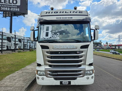 Scania R440 6x2 Highline Ano 2018 Teto Alto Automático Top