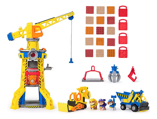 Paw Patrol Torre De Construcción De Rubble Grúa