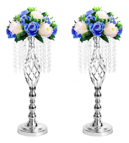 2 Piezas De Jarrones De Recepción De Bodas, Soportes Para Ca