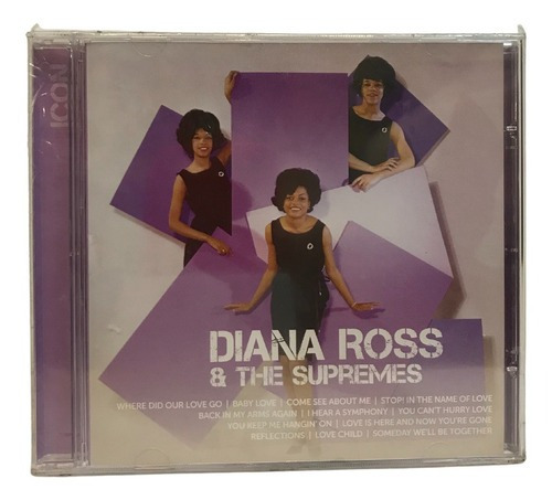 CD Diana Ross & The Supremes Icon Novo Original Lacrado