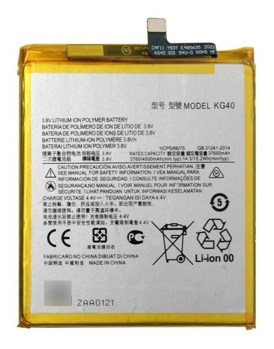 Bateria Pila Para Motorola Moto G8 Play Xt2015 Kg40 En Caja