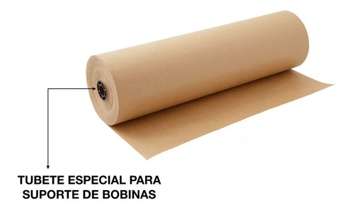 Suporte + Bobina De Papel Kraft Balcão Bancada Mesa 60 Cm