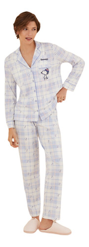 Pijama Mujer Ws Algodón Snoopy