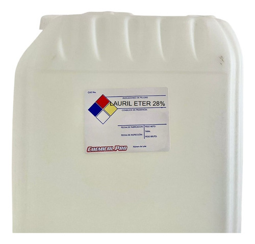 Lauril Eter Sulfato De Sodio (less) 28% 4 Litros Galon