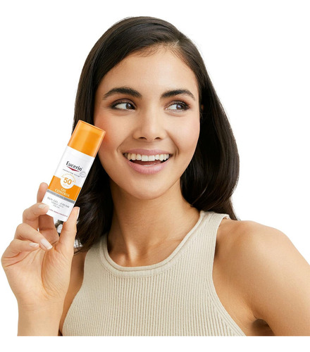 Protector Solar Eucerin Sun Face Oil Facial Mat Fps50+ 50ml
