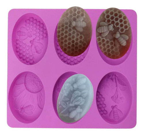B 2 De Silicona Para Jabón De 3d Para Hacer Jabón De, Molde