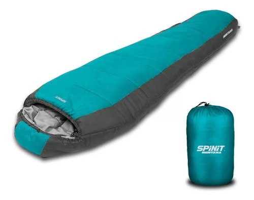 Bolsa De Dormir Spinit Montana -10 Grados Camping Montaña Color Verde Ubicación Del Cierre Derecho