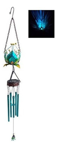 Hora Comoda  31 Altura Azul Metal Art Cola De Pavo Viento S